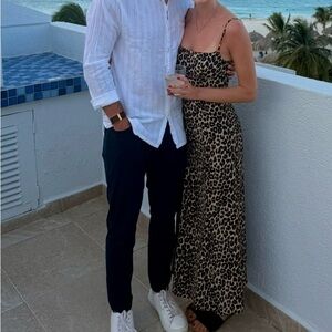 Leopard Print Reformation Dress